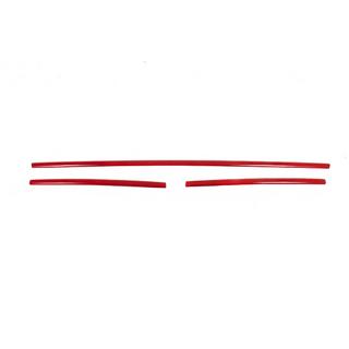 Caches de calandre de pare-chocs 2015-2019 (3 pcs, Rouge) Volkswagen T6 2015-2024 photo 2