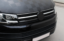 Volkswagen T6 2015-2024 Caches de calandre inférieure 2015-2019 (2 pcs, carbone) photo 3
