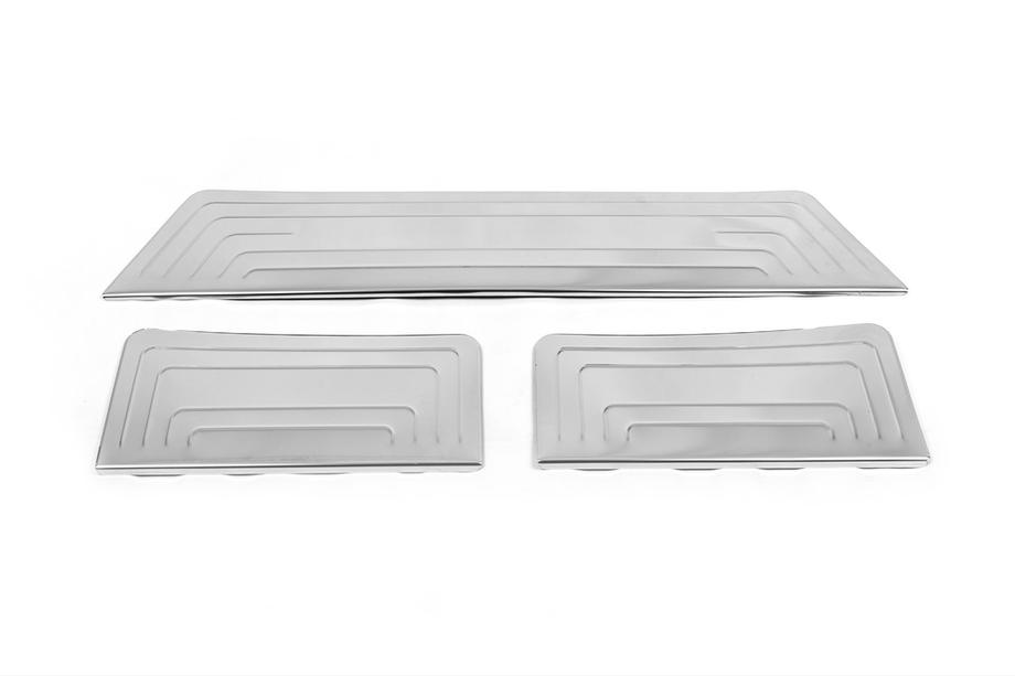 Volkswagen T6 2015-2024 Seuils de porte OmsaLine inox brillant Lot de 3 Photo 2