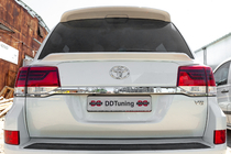 Toyota Land Cruiser 200 2007-2021 Becquet arrière WALD (inférieur, 2016-2021) Blanc photo 20