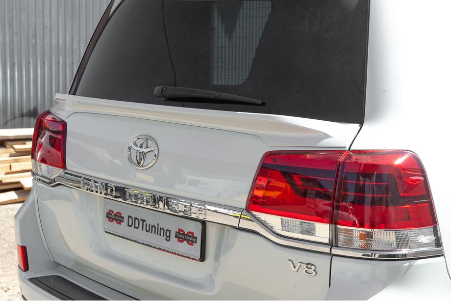Toyota Land Cruiser 200 2007-2021 Becquet arrière WALD (inférieur, 2016-2021) Blanc Photo 21