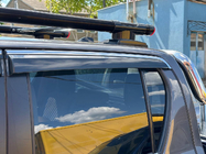 Toyota Hilux 2015- Déflecteurs de vitres avec moulure chromée (4 pcs, Niken) photo 9