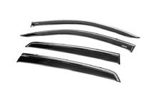 Toyota Hilux 2015- Déflecteurs de vitres avec moulure chromée (4 pcs, Niken) photo 10
