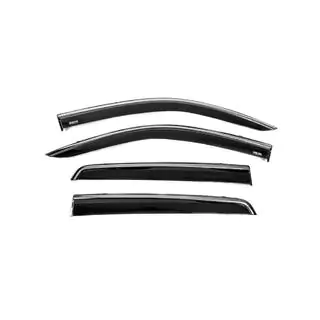 Déflecteurs de vitres avec moulure chromée (4 pcs, Niken) photo 2