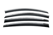 Hyundai Elantra (AD) 2015-2020 Déflecteurs de vitres avec moulure chromée (4 pcs, Niken) photo 3