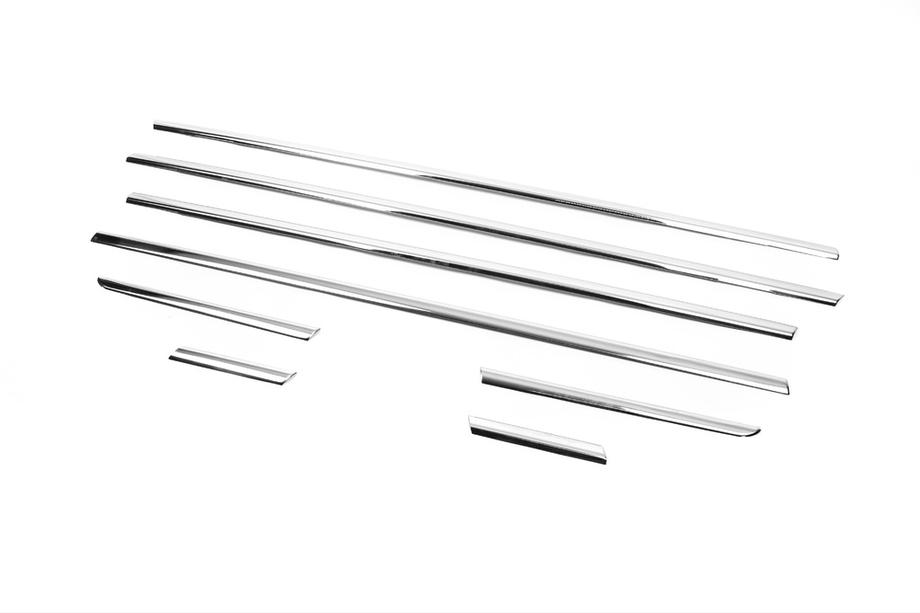 Fiat Linea 2006-2018 Encadrement de vitres exterieur inox (8 pieces) Photo 3