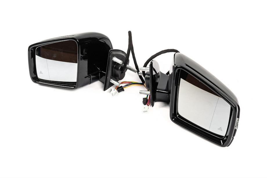 Mercedes GL class X164 2006-2012 Rétroviseurs Facelift (Noirs, 2 pcs) Photo 6