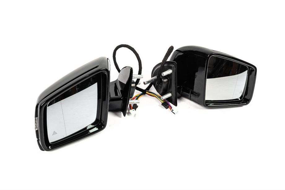 Mercedes GL class X164 2006-2012 Rétroviseurs Facelift (Noirs, 2 pcs) Photo 7