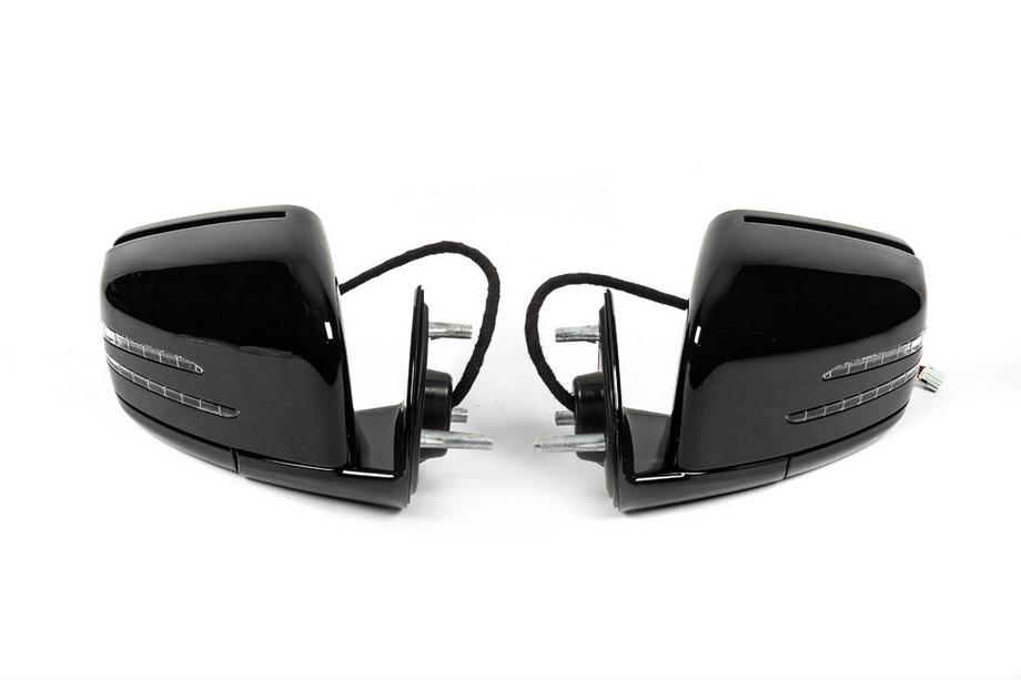 Mercedes GL class X164 2006-2012 Rétroviseurs Facelift (Noirs, 2 pcs) Photo 3