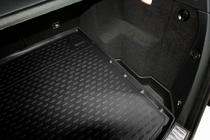Mercedes GLK class X204 2008-2015 (2012↗) Tapis de coffre en caoutchouc avec découpe pour poignée (Novline) SUV photo 3