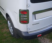 Volkswagen Caddy 2004-2010 Caches Feux Arrière Chromés V2 (2 pcs, Inox) Carmos - Acier Inoxydable Turc photo 1
