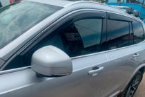 Volvo XC90 2015- Déflecteurs de vitres avec bande chromée (4 pcs, HIC) photo 1