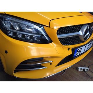 Caches chromés pour antibrouillards pour AMG (4 pcs) Mercedes C-class W205 2014-2021 photo 2