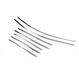 Moulures Supérieures de Vitres Acier Inoxydable (8 pcs) photo 3