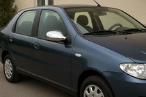 Fiat Albea 2002-2012 Coques de Rétroviseurs (2011↗, 2 pcs, plastique) Carmos - ABS photo 2