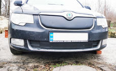 Skoda Superb 2009-2015 Cache calandre hiver (Supérieur, 2008-2013) photo 3
