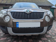 Skoda Yeti 2009-2017 Cache calandre hiver (inférieur, 2009-2013) photo 1