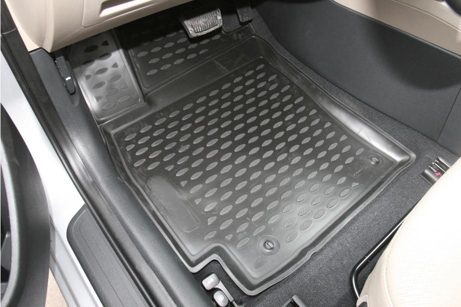 Hyundai Elantra (AD) 2015-2020 Tapis de sol en caoutchouc 3D pour habitacle (4 pcs, Novline) Photo 2