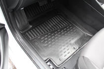 Hyundai Accent 2017-2023 Tapis en caoutchouc (Comfort) 3D pour habitacle (4 pcs, Novline) photo 2