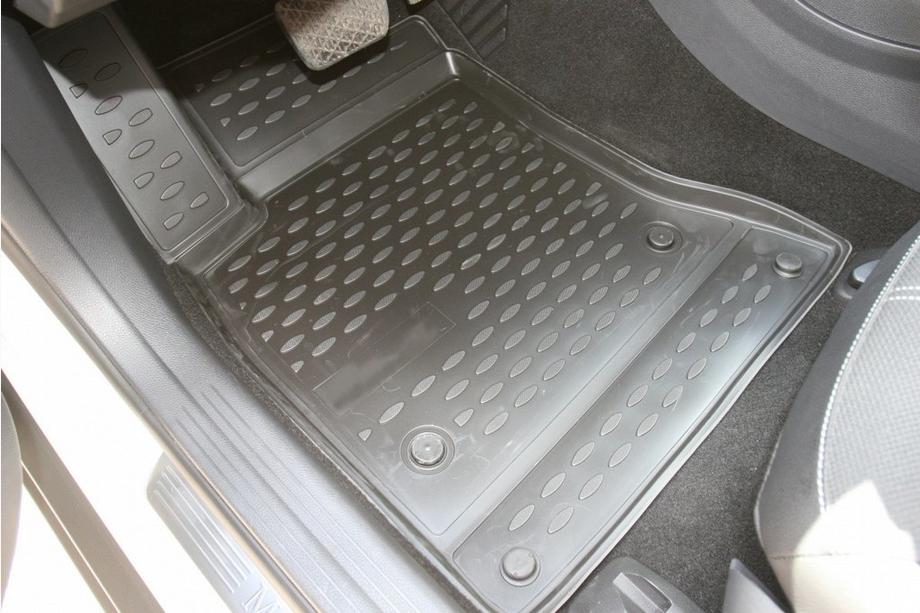 Mercedes GLA X156 2014-2019 Tapis de sol en caoutchouc (4 pcs, Novline) Photo 2
