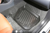 Volvo S60 2000-2009 (2013↗) Tapis de sol en caoutchouc 3D pour habitacle (4 pcs, Novline) photo 4