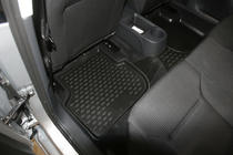 Volkswagen Jetta 2011-2018 Tapis de sol en caoutchouc 3D pour habitacle (4 pcs, Novline) photo 3