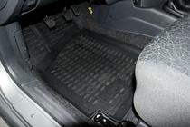 Chevrolet Lanos 1998–2017 Tapis de sol en caoutchouc (4 pcs, Novline) photo 2
