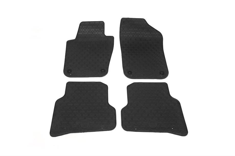 Volkswagen Polo 2010-2017 Tapis en caoutchouc HB (4 pcs, DOMA) Image