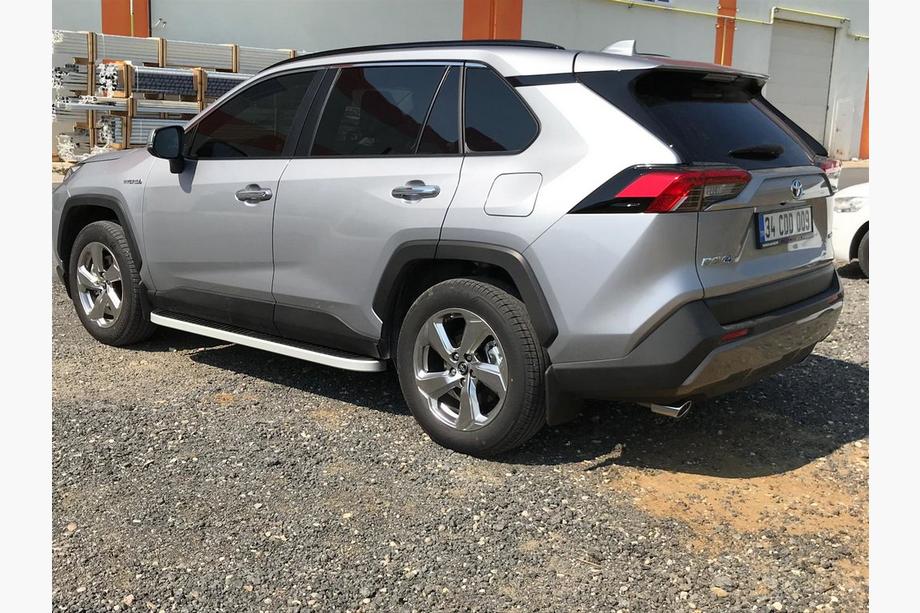 Toyota Rav 4 2019–2025 Marchepieds Latéraux Tayga Grey (2 pcs, Aluminium) Photo 4