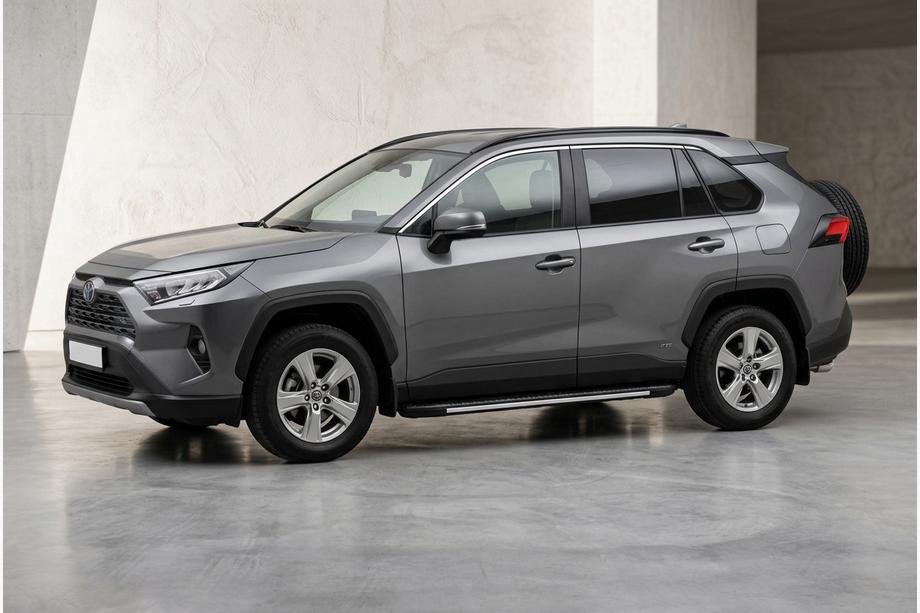 Toyota Rav 4 2019–2025 Marchepieds Latéraux Bosphore Grey (2 pcs, Aluminium) Image
