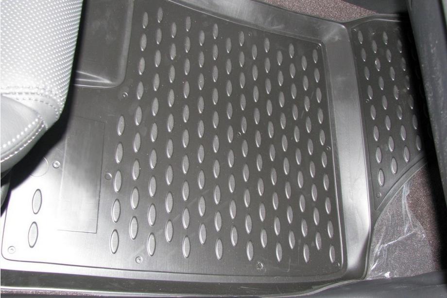 Hyundai Accent 2000-2006 Tapis de sol en caoutchouc (4 pcs, Novline) Coupe Photo 4