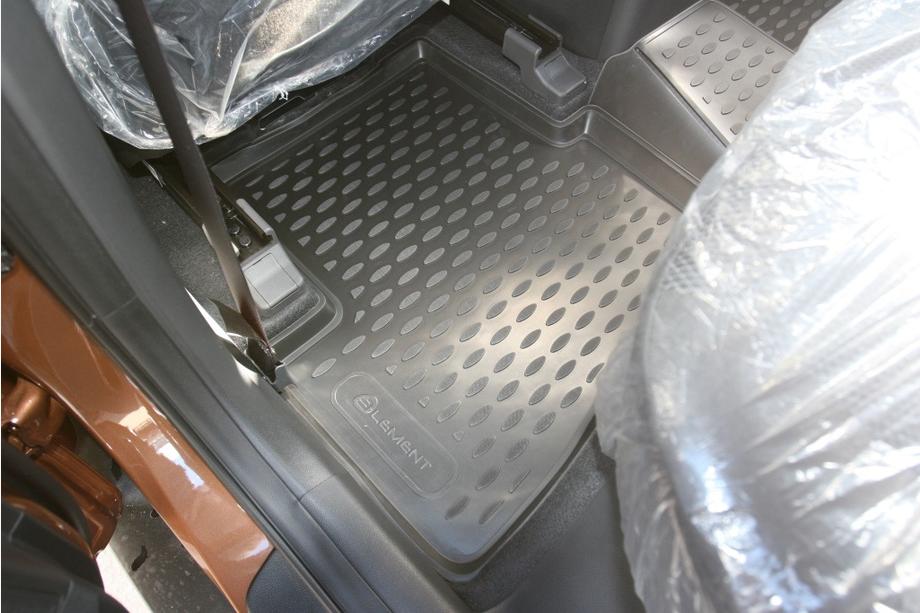 Hyundai Creta 2014-2020 Tapis de sol en caoutchouc (4 pcs, Novline) Photo 5