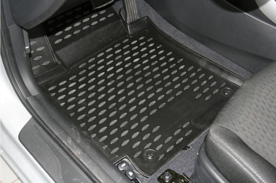 Hyundai Elantra (HD) 2006-2011 Tapis de sol en caoutchouc (4 pcs, Novline) Photo 2