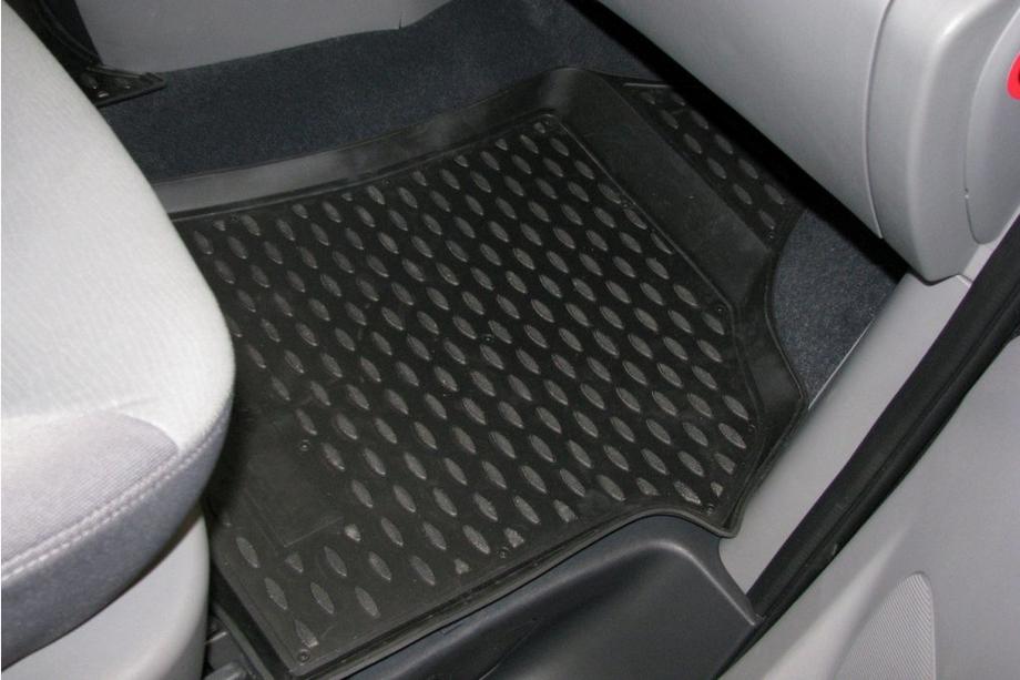 Hyundai H300, H1, Starex 2008-2020 Tapis de sol en caoutchouc (4 pcs, Novline) New Photo 3