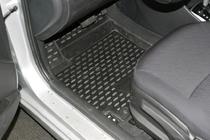 Hyundai Accent 2011-2017 Tapis de sol en caoutchouc (4 pcs, Novline) photo 2