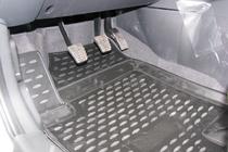 Kia Soul I 2008-2013 Tapis de sol en caoutchouc (4 pcs, Novline) photo 2