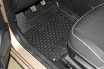 Kia Venga 2010-2019 Tapis de sol caoutchouc intérieur (3 pcs, Novline) photo 2