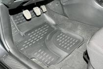 Mazda 3 2003-2009 Tapis de sol en caoutchouc (4 pcs, Novline) photo 2