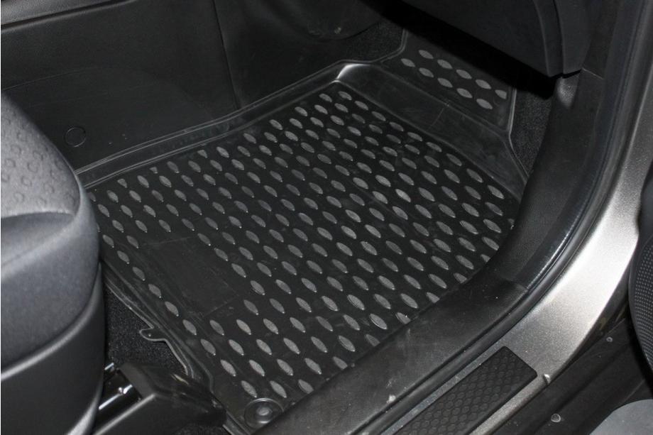 SsangYong Action 2005-2018 (2010↗) Tapis de sol caoutchouc habitacle (3 pcs, Novline) New Photo 4