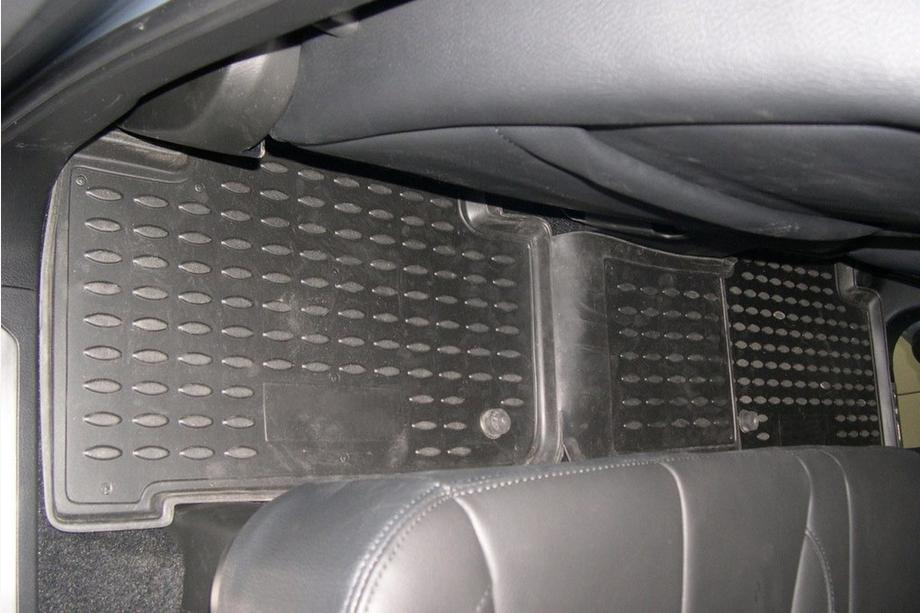 SsangYong Rexton I 2001-2017 Tapis de sol caoutchouc interieur (4 pcs, Novline) Variante 2 Photo 3