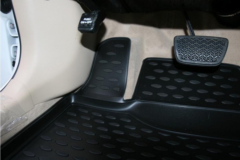 Toyota Camry 2011–2017 Tapis de sol en caoutchouc (4 pcs, Novline) 2.5 L /3.5 L Photo 2
