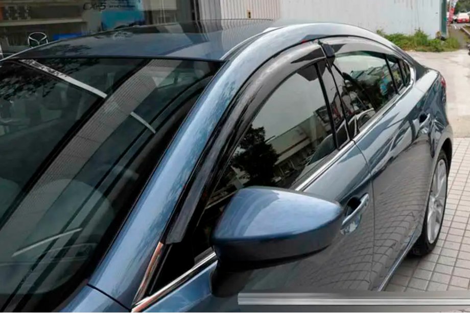 Mazda 6 2008-2012 Déflecteurs de Fenêtre (4 pcs, HIC) Image