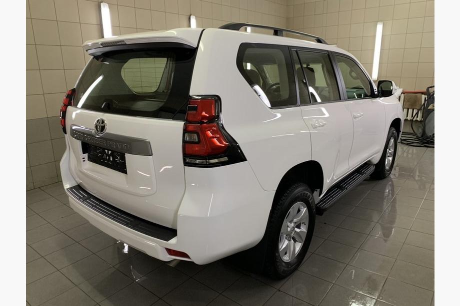 Toyota Land Cruiser Prado 150 2009-2023 Barres de toit design turc (Noir, 2 pcs) Pieds en plastique Photo 5
