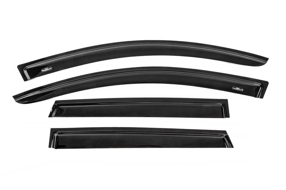 Nissan Qashqai 2010-2014 Déflecteurs de vitre pour 7 places (4 pcs, HIC) Image
