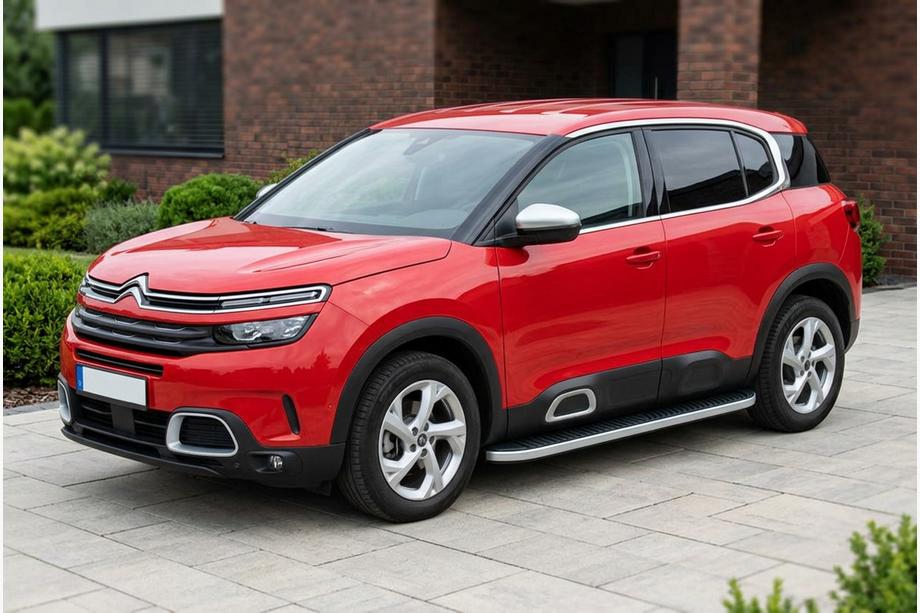 Citroen C5 Aircross 2017-2025 Marchepieds Latéraux Tayga Grey (2 pcs, Aluminium) Image