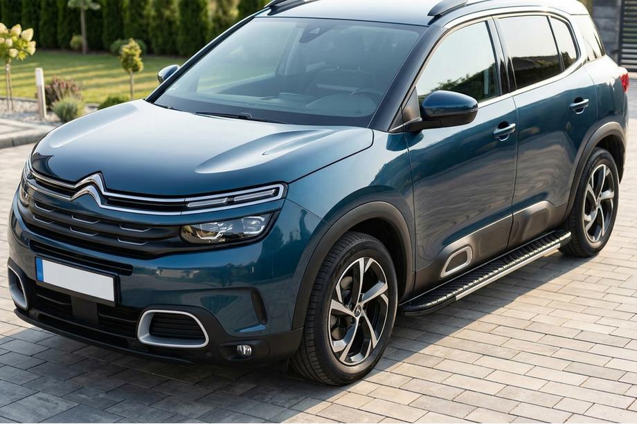 Citroen C5 Aircross 2017-2025 Marchepieds Latéraux Bosphore Grey (2 pcs, Aluminium) Image