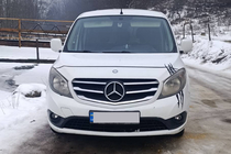 Mercedes Citan 2013-2021 Couvre-Calandre Chromés (5 pcs, Acier Inoxydable) photo 2