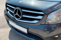 Mercedes Citan 2013-2021 Couvre-Calandre Chromés (5 pcs, Acier Inoxydable) photo 3