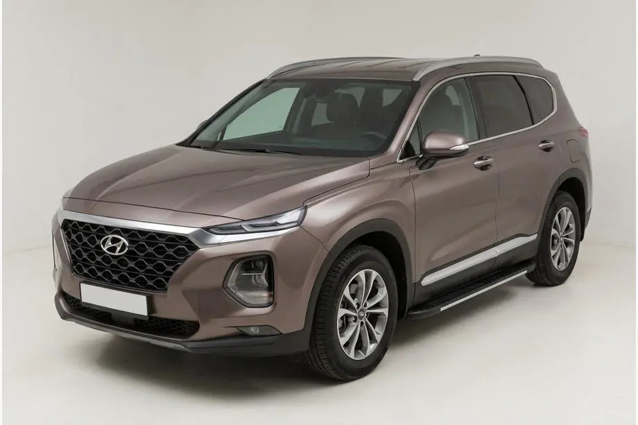 Hyundai Santa Fe 4 2018-2023 Marchepieds Latéraux Bosphore Grey (2 pcs, Aluminium) Photo 1