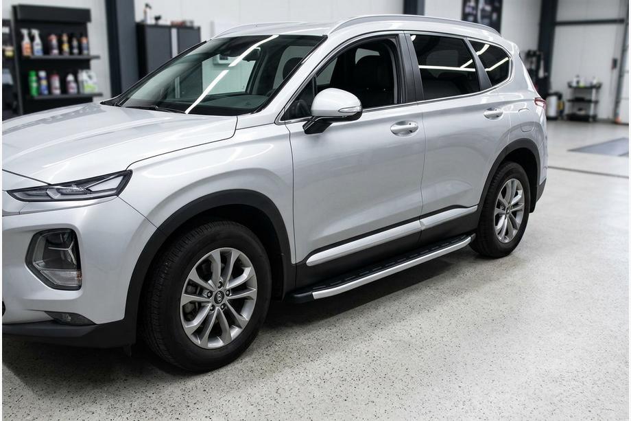 Hyundai Santa Fe 4 2018-2023 Marchepieds Latéraux Duru (2 pcs, Aluminium) Image